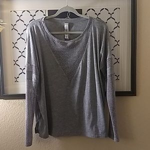Lorna Jane mesh long sleeve top